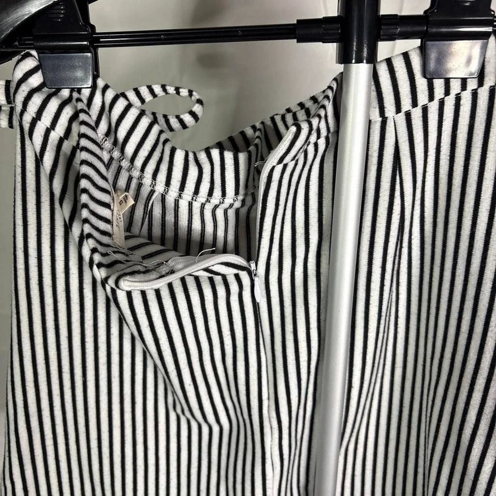 Living Doll White and Black striped skirt